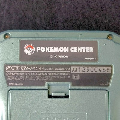 Nintendo Game Boy Advance Pokemon Center Celebi Limited Edition Console Japan