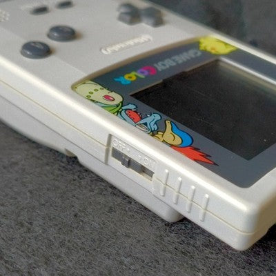 Nintendo Game Boy Color Pokemon Center Silver Gold Edition Console, Working