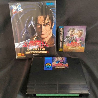 SNK NEO GEO AES Max 330 Mega Pro Gear Spec Real Samurai Spirits Game Tested