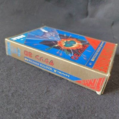 SEGA Zaxxon 3D Mark III Master System Gold Cartridge 1M Complete Japan
