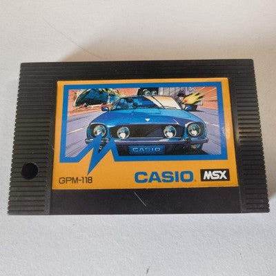 CASIO Car Fighter GPM-118 MSX /Game Cartrigde only, working, Japan