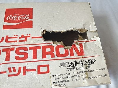Coca Cola Sportstron S3300 Ping Pong TV Game Console Box Manual Set Working