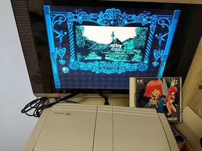COTTON Fantastic Night Dreams PC Engine CD-ROM2, w/Spine, Manual, Working, Japan