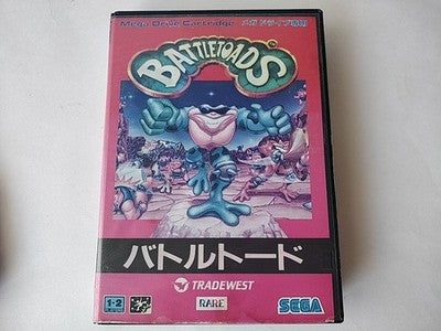 Battletoads SEGA Mega Drive Genesis Cartridge Manual Complete Boxed Working