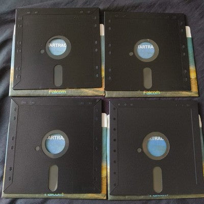 Star Trader PC-8801SR Falcom Complete CIB 4 Disks Working Rare Import Japan