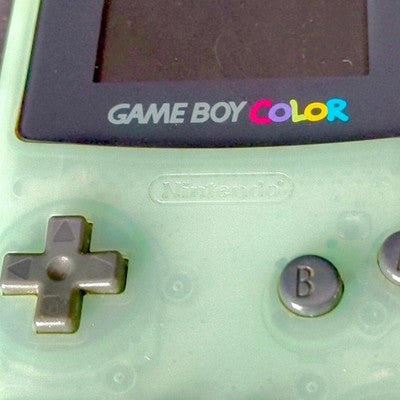 Nintendo Game Boy Color Console Green Junk For Parts Repair No Power Rare Estate