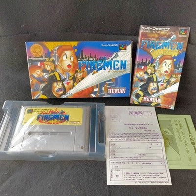 The Firemen Super Famicom SFC Human Entertainment Japan Complete Boxed Working