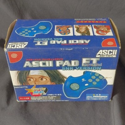 ASCII Pad FT Special SNK Version Sega Dreamcast Controller Boxed Box Wear Japan