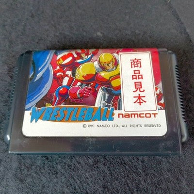 Namcot Wrestleball Sega Mega Drive Cartridge Complete Set Working Rare Japan