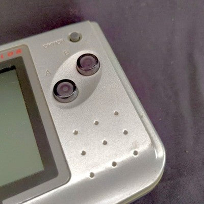 SNK Neo Geo Pocket Color Platinum Silver Handheld Console Working Complete Box