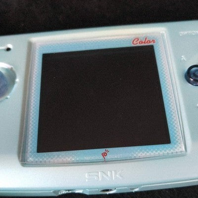 SNK NEOGEO POCKET Color Pearl Blue Console, Manual, in th Box set/Tested, Japan