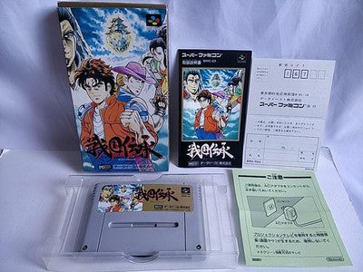 Sengoku Densho Super Famicom SNES SFC Cartridge Manual Boxed Set Japan Working