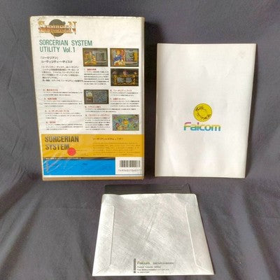 Falcom Sorcerian PC-8801 4 Piece Set with Scenario Discs Working Rare Japan