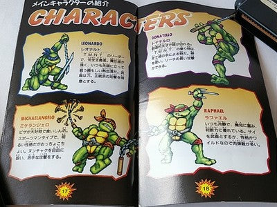 TMNT Return of the Shredder Sega Mega Drive Genesis Boxed Set Working Japan