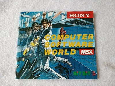 Raid on Bungeling Bay MSX MSX2 Game Cartridge Manual Boxed Set Japan Working