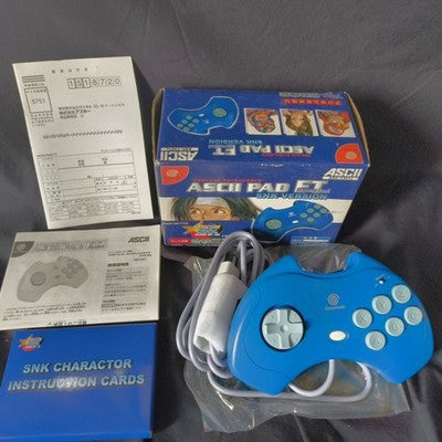 ASCII Pad FT Special SNK Version Sega Dreamcast Controller Boxed Box Wear Japan