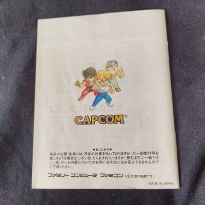 Mighty Final Fight Nintendo Famicom NES Cartridge, w/ Manual Box, Working, Japan