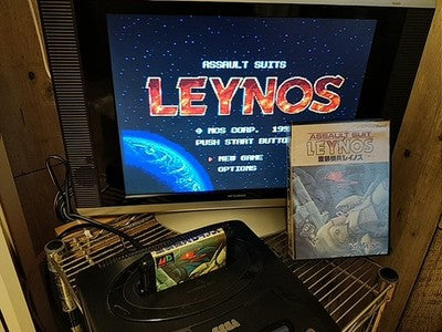 Assault Suit Leynos (Target Earth) SEGA Mega Drive Japan Complete Boxed Working