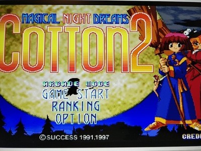 Cotton 2 Sega Saturn Shooter Game Disc Manual Boxed Set Bonus Calendar Working