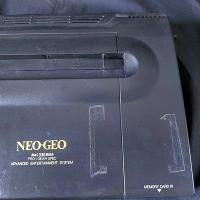 SNK Neo Geo AES Console MVS-Pro-Gear Spec w/ Pad, PSU, AV cable, Working, Japan