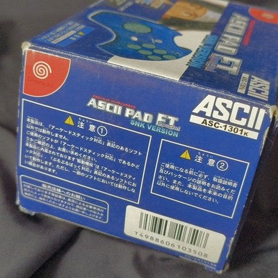 ASCII Pad FT Special SNK Version Sega Dreamcast Fighting Controller Boxed Japan