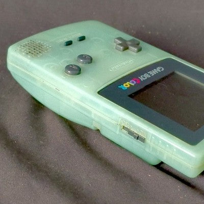 Nintendo Game Boy Color Console Green Junk For Parts Repair No Power Rare Estate
