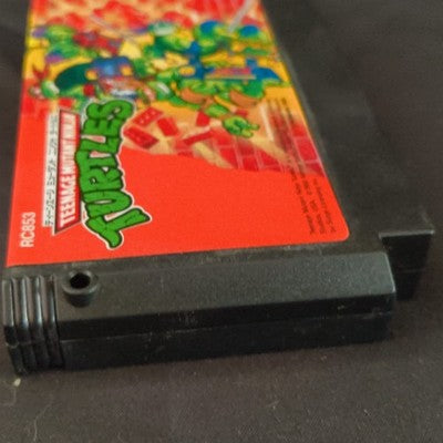 Konami Teenage Mutant Ninja Turtles Famicom Cartridge Only Untested Rare Japan