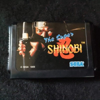 The Super Shinobi SEGA MEGADRIVE Game w/ Manual, Box set, Working, Japan