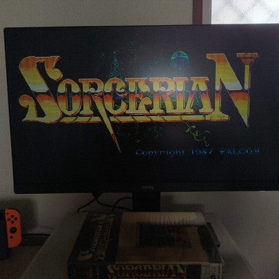 PC-8801 Sorcerian Game disks, w/manual, papers, Box set. Partly tested, Japan