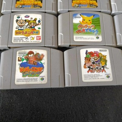 Nintendo 64 N64 Game Cartridge Bulk Lot of 18 Mario Zelda Pokemon Yoshi Japan