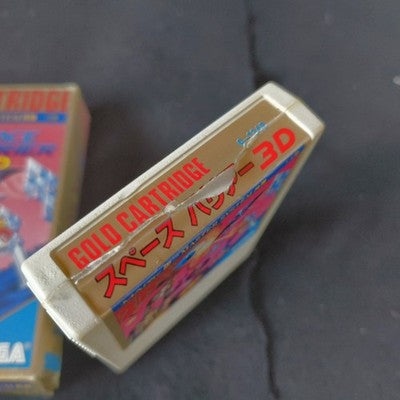 SEGA Space Harrier 3D Mark III Master System Gold Cartridge 2M Boxed Japan
