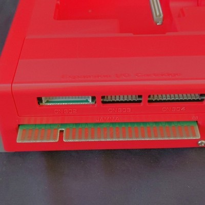 SAMMY SEGA Atomiswave Arcade Motherboard with Comm Cartridge Docked Set Japan