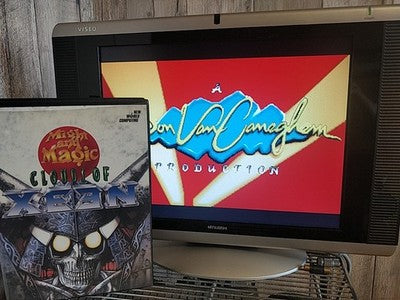 Might and Magic Clouds of Xeen FM Towns Marty Game Disc Manual Boxed Working