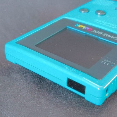 Game Boy Color Teal Nintendo Console CGB-001 Boxed Working No Game Cart Japan