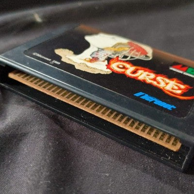 CURSE SEGA MEGA DRIVE Genesis W/Manual, Box, working Japan -i0210-
