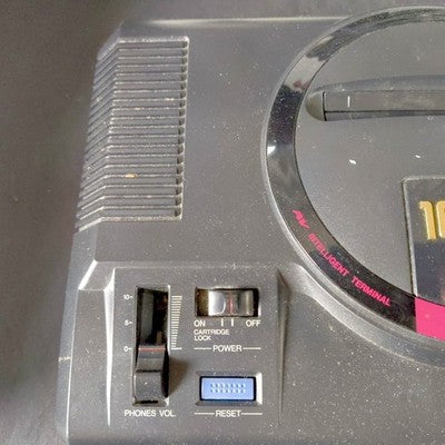 Sega Mega Drive Console System with Controller and AC Adapter Working Japan