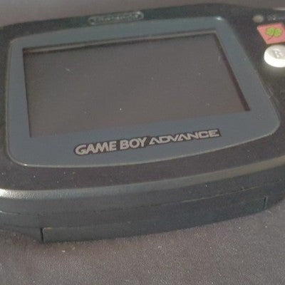 Nintendo Game Boy Advance Console Black with Game For Parts Not Working Japan