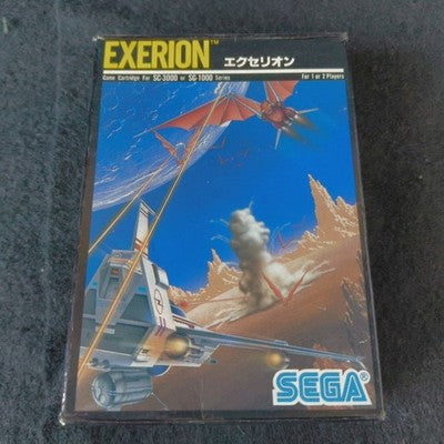 Exerion SG-1000 Sega Space Shooter Complete CIB Working Rare Import Japan Boxed
