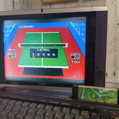 KONAMI Ping Pong RC710 MSX /Game Cartrigde only, working, Japan