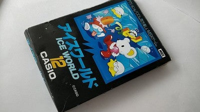 Casio Ice World MSX MSX2 Cartridge with Box and Manual Set Working Japan Import