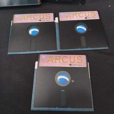 PC-8801 Wolf Team ARCUS, 5-inch FDD w/ Manual, Box set, Working, Japan