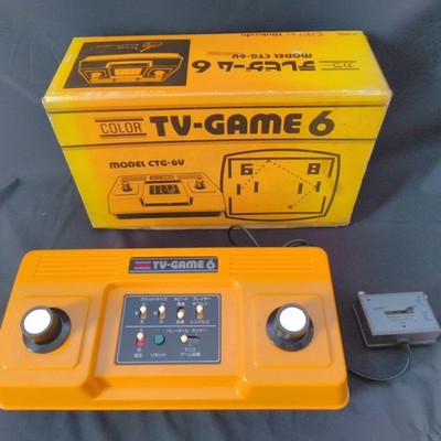 Nintendo Color TV Game 6 CTG-6V Console Boxed Untested Very Rare Japan Import