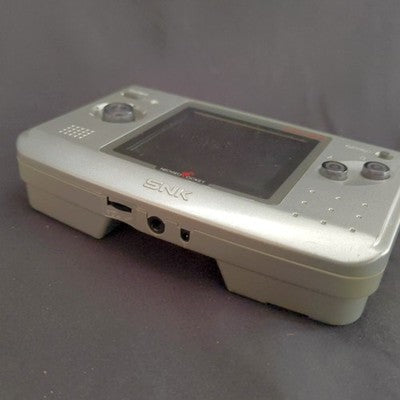 SNK Neo Geo Pocket Color Platinum Silver Handheld Console Working Complete Box