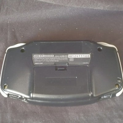 Nintendo Game Boy Advance Console Black with Game For Parts Not Working Japan