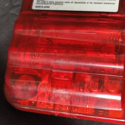 Game Boy Light Tezuka Osamu World Shop Astro Boy Atom Red Limited Working Rare