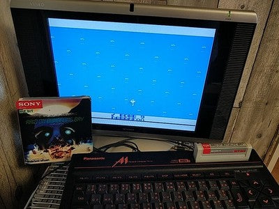 Raid on Bungeling Bay MSX MSX2 Game Cartridge Manual Boxed Set Japan Working