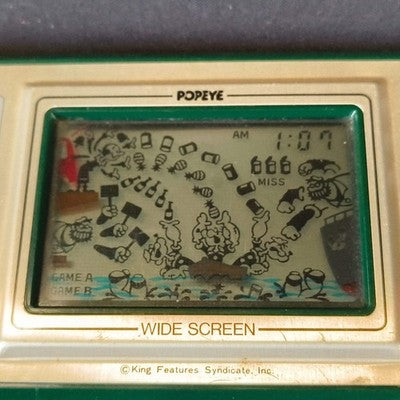 Defective, Nintendo Game & Watch POPEYE Handheld game, Working, Japan