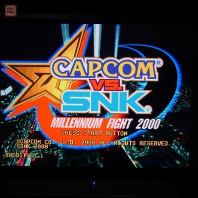 SEGA NAOMI Capcom vs SNK Millennium Fight 2000 Arcade Cartridge Tested Working