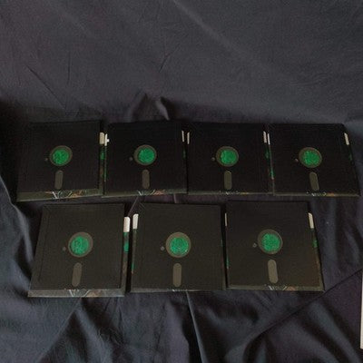 PC-8801 LAST ARMAGEDDON Yutaka Game Disks, Manual, Box, Partly tested, Japan
