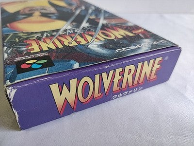 Wolverine Adamantium Rage Super Famicom SFC Cartridge Manual Boxed Set Working